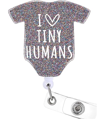 RZHV 'NICU Where Little Things Matter' Retractable Badge Reel – Baby Feet Design For Nurses, Doctors, Gift - View #6