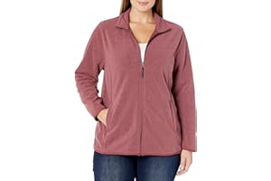 Amazon Essentials Chaqueta de Forro Polar Suave con Cremallera Completa y Corte clásico (Disponible en Tallas Grandes) Mujer