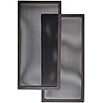 280 x 140 mm Magnetic Frame PC Cooler PVC Mesh Filter, 28cm x 14cm Computer Fan Dust Cover, Dustproof Grills for Computer Cooler (2pc Pack)