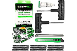 Compact 14-Piece Tire Repair Kit