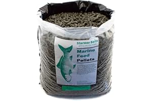 STARMERBAITS 8mm Halibut marine high oil pellets for carp & coarse fishing 400g to 50kg