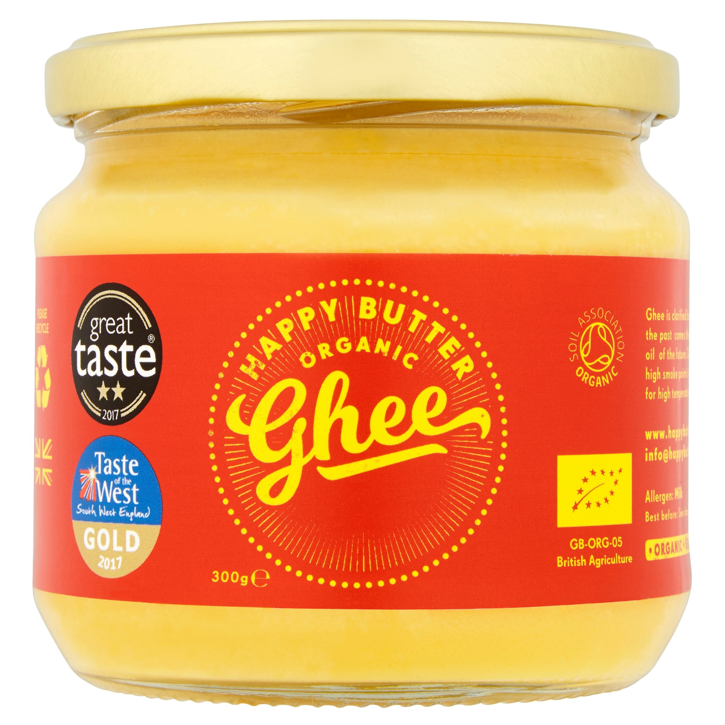 Happy Butter Organic Artisan Ghee, 300g Indian Cook Shop