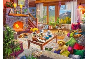 Ravensburger Cosy Cabin 1000 Piece Jigsaw Puzzles for Adults and Kids Age 12 Years Up