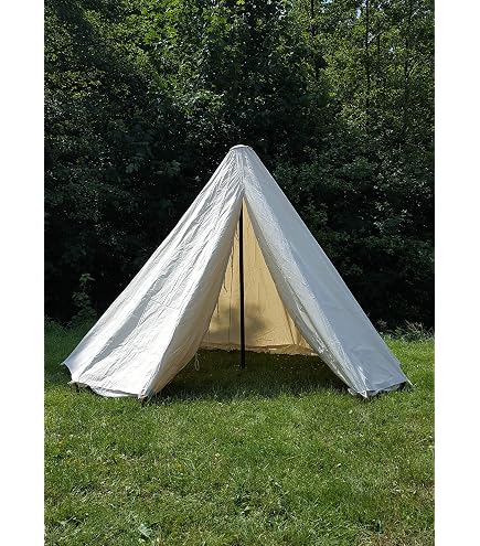 Jorvik, tenda da sassa 3 x 5 m, 340 GSM, colore naturale
