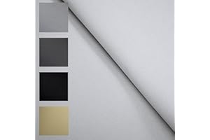 TENDAGGIMANIA Tissu de revêtement Toit Voiture, Compatible avec Tous Les Voitures- Longeur 3 METRES- Couleur:1450 Glace