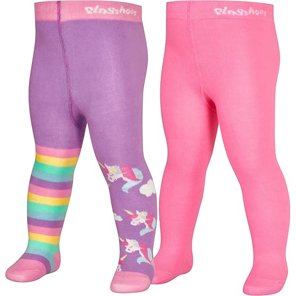 Cotone Collant Multicolor Collant Rosa Calzamaglia Bambina In