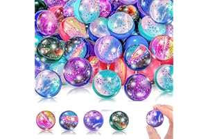 Onikiz Flummies für Kinder, 30 Stück Flummi Planeten Kindergeburstag Geschenk Schultüte Füllung für Mädchen Jungen,Gummibälle Spielzeug Partygeschenke Adventskalender füllung Kinder 3 4 5 6 7 8+jahre