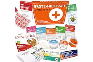 ‎MIESEPETER Miesepeter® Sanikasten | ERSTE-HILFE- SET Geschenk-Box, witziges Geschenkeset | Scherzartikel (Standard Edition, L)