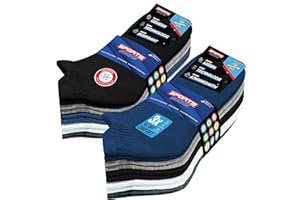SOXCO 10 par skarpety sportowe kostek krótkie skarpety męskie damskie z poduszką Helicopter Socks