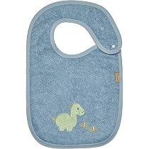 Little Casimir Grand bavoir Boo à jeter pour bébé et enfant de 6 à 48 mois - Bavoir à manches en coton certifié Öko-Tex - Cadeau pour les mères de garçons ou
