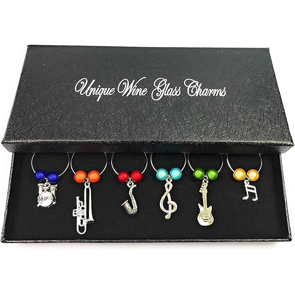 12 Days Of Christmas Wine Glass Charms