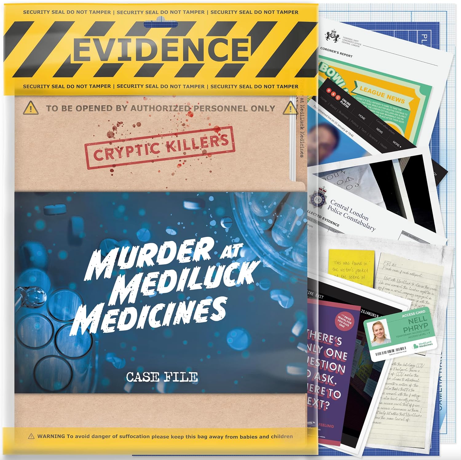 Où et Comment Commander le Cryptic Killers Unsolved murder mystery game en Toute Sécurité