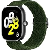Rongep [Classical Loop] Xiaomi Redmi Watch 6/5/4/Mi Band 10 Pro/9 Pro/8 Pro ile Uyumlu &Ouml;rg&uuml; Kordon Konforlu Mi Band 10 Pro Ko