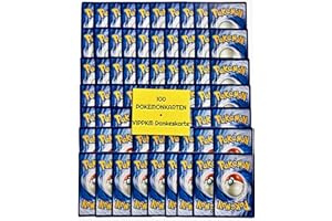 Pokemon Karten deutsch original Paket mit 100 verschiedenen Karten Plus VIPPKM® Dankeskarte