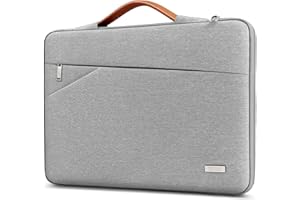 TECOOL 14 Pouces Housse Ordinateur Portable Pochette PC Portable Étanche pour 14 Pouces HP Lenovo Dell Acer ASUS Chromebook Notebook, Housse 15,3 Pouces MacBook Air M2 M3(2023-2024), Gris
