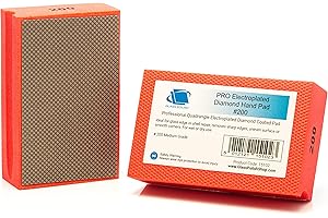 GLASS POLISH Profesional de lijado manual de diamante para moler, lijar y pulir #200