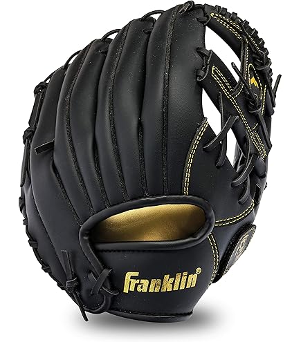 Gant Softball Franklin Sports Pro Series 12" – Gaucher, Noir, Sans étiquette