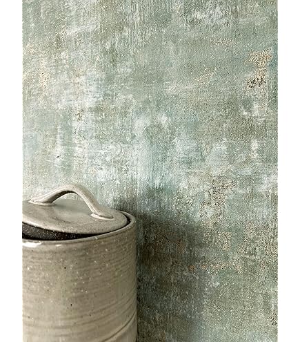 Papier Peint Intissé Vert Clair - Collection Curiosity - 10,05 M X 0,53