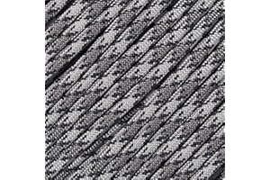 PARACORD PLANET en Nylon Type III 7-Strand 550 Paracorde Camo Couleurs – Disponible en 10 '20' 25 '50' 100 '250' et 1000 ', Titane, 10 Feet