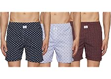 Longies Men's Printed Boxers (Pack of 3)