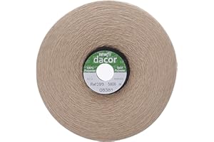 Sewfil dacor 20/3 Ne - Cono de hilo de coser poliéster de 5.000 metros 8381 - Beige tostado