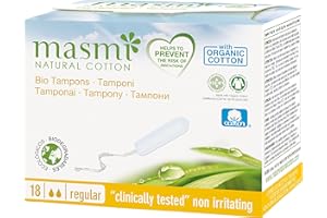 masmi Natural Cotton bio tampones Classic, 0, 1