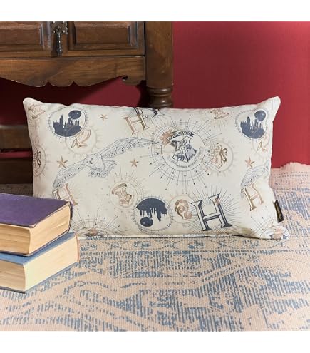 Federa Per Cuscino BELUM Harry Potter, 100% Cotone, Rossa, 30x50 Cm