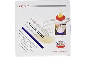 Dycem - Alfombrilla redonda antideslizante (19 cm), color azul