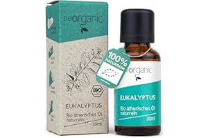 ‎NEOORGANIC NeoOrganic® BIO Eukalyptusöl [Premium Grade] 100% naturrein - Echtes Eukalyptus Öl für Aromatherapie - natürliches frisches Aroma - Eukalyptusöl zum einnehmen - ätherisches öl - Eucalyptus Oil - 30ml