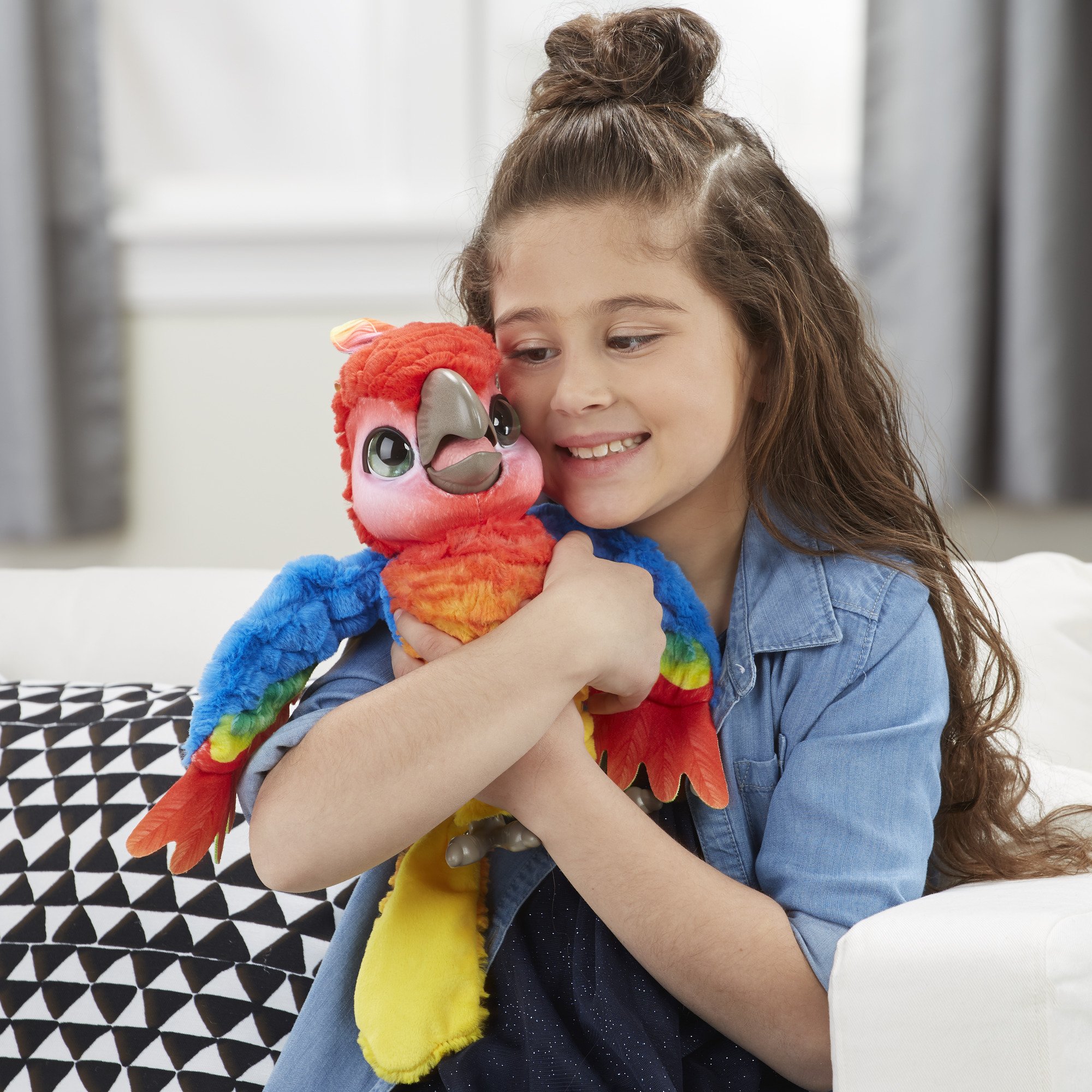 furreal friends coco my parrot star interactive show plush toy