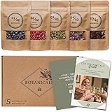 Spezie Gin Tonic Kit | 5 Botanicals naturali per Cocktail | Idea regalo per donna e uomo | Personalizza il gin | Gin tonic se