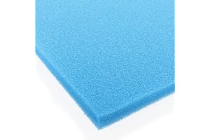Pondlife Filter Foam Blue 50 x 50 x 3 cm PPI 30 Fine, Filter Mat Pond and Aquarium, Can Be Cut to Size, for Optimal Use as Filter Media in Pond Filters