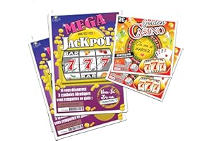 ESTRELA DESIGN Annonce Mariage - Demande Témoin (Cartes à gratter 2x"Veux-tu être ma témoin ?"+2x" On va se marier")