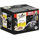 Sheba Selection in salsa – Finissimo cibo umido per gatti nella ciotola – Variazione di pollame con poularde, pollo, pollame 