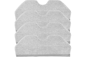 DianSung 4 pezzi Panni per Freo X Plus aspirapolvere robot parte di ricambio, Accessori di ricambio per Panni lavabile in microfibra