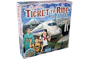 Days of Wonder , Ticket to Ride Japan Board Game EXPANSION , Ages 8+ , For 2 to 5 players , Average Playtime 30-60 Minutes