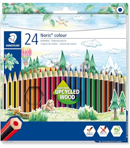 Triangle Colored Pencil School Pack | 240 Pieces, Non-Toxic, Easy Grip