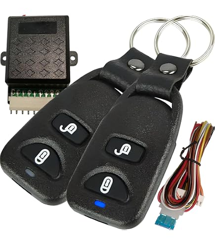 Kit D'entrée Sans Clé Pour Voiture - Système Universel De Verrouillage à Distance Avec 2 Télécommandes - Installation Facile