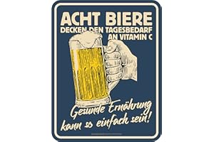 RAHMENLOS Oryginalna blaszana tabliczka: Zdrowe odżywianie może być tak proste