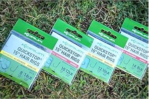 Korum Big Fish Quickstop Hair Rigs (4 Inch, 1 Piece, Barbed/Barbless)
