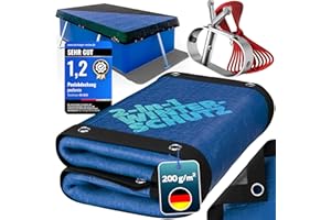 poolomio® Poolabdeckung 549 x 274 cm Intex Ultra XTR Frame Pool | 2in1 Solarplane & Winterabdeckung | 200g/m² PE Poolplane Abdeckplane | UV-beständig, Algen- & Schmutzschutz | Planenmaß: 680 x 380 cm