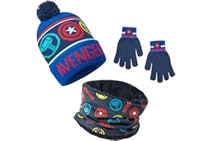 Marvel Set de Accesorios de Invierno para Niño - Regalos Niños y Adolescentes