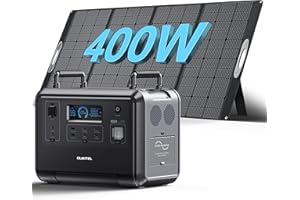 OUKITEL P1201 Tragbare Powerstation 1200W mit 430 W Solarpanel，960Wh Solargenerator LiFePO4-Batterie, Generatoren für die Notstromversorgung zu Hause, Notfall, Camping, Wohnmobile & Stromausfälle