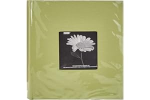 PIONEER PHOTO ALBUMS Pioneer 9 x 9-inch Cloth Photo Album with Frame, Sage Green