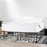 Amazon Basics Foldable Platform Bed Frame - Tool-Free Assembly - Under-Bed Storage - 135X190