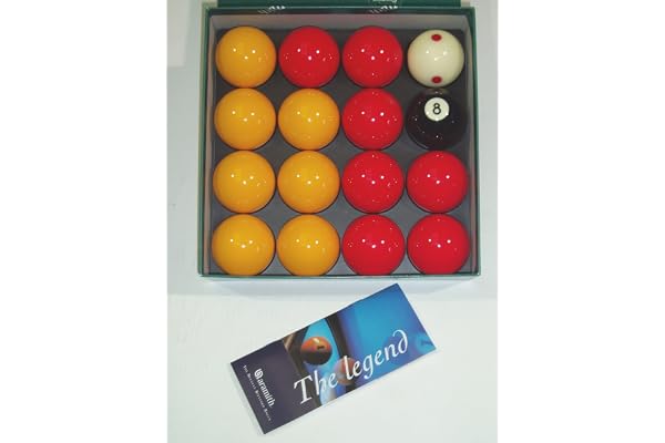 SOYAO Aramith Premier Red & Yellow League Edition 2 Pool Balls with Pro Cup CUE Ball by Aramith