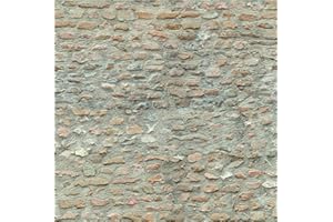 ICYEHAO Carta da Parati Autoadesiva Effetto Pietra,44.5x500cm Pietra Carta da Parati Carta da Parati 3D Look Rock Staccare e Attaccare Carta a Contatto Rotoli