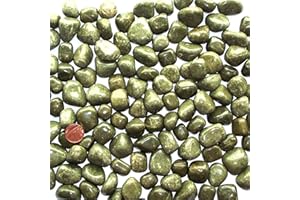 Green Cross Toad Vesuvianite Idocrase Natural Tumblestone Tumbled Polished Stone Crystal