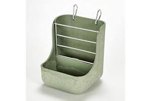 Kaytee Comedero para heno y Comida con Cierres rápidos para Conejos, Chinchillas, cobayas y Otros Animales pequeños