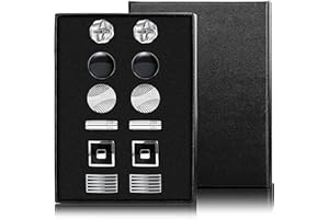 YADOCA Copper Cufflinks for Men Shirts Tux Smart Posh Wedding Business